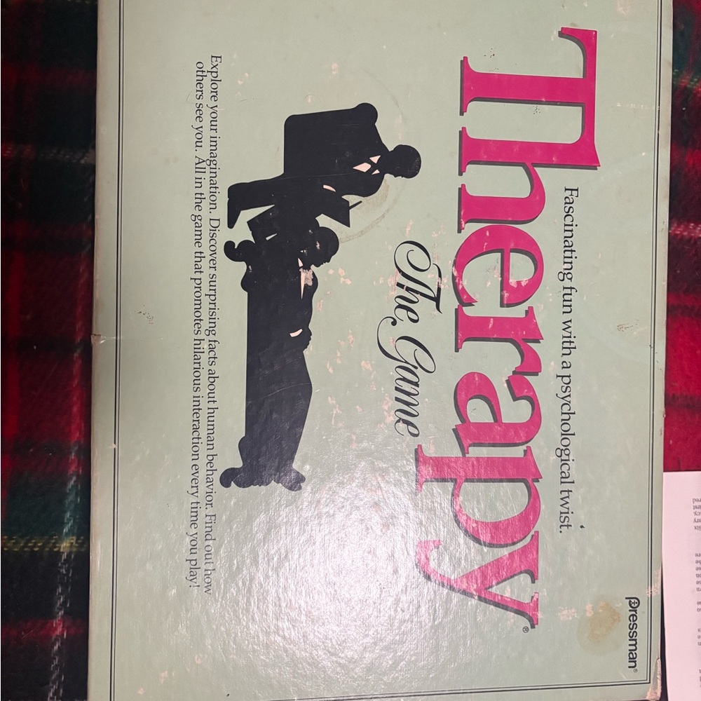 Vintage 1986 Board Therapy Game
